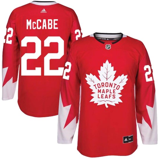 Jake McCabe Toronto Maple Leafs Youth Authentic Alternate Adidas Jersey - Red