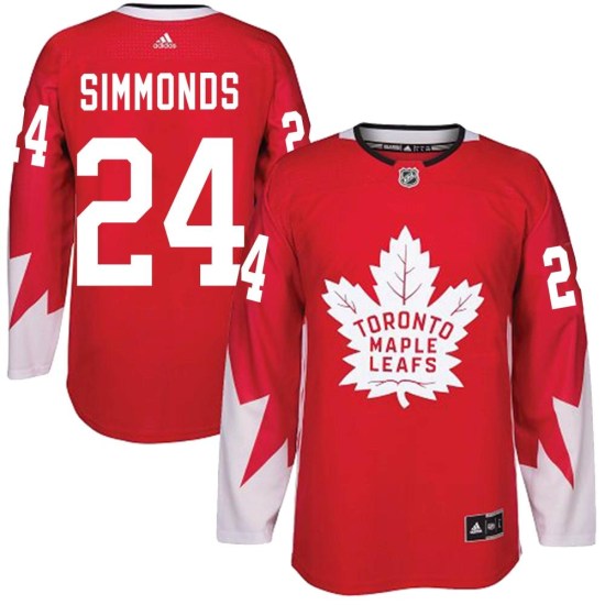 Wayne Simmonds Toronto Maple Leafs Youth Authentic Alternate Adidas Jersey - Red