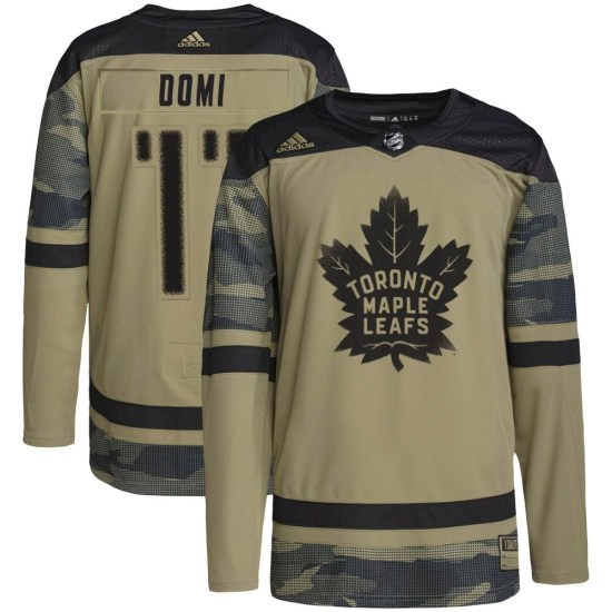 Max Domi Toronto Maple Leafs Youth Authentic Military Appreciation Practice Adidas Jersey - Camo