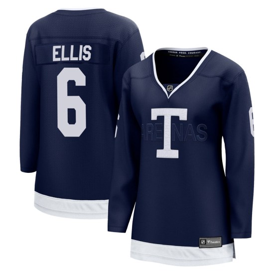 Ron Ellis Toronto Maple Leafs Women's Breakaway 2022 Heritage Classic Fanatics Branded Jersey - Navy