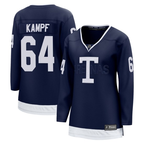 David Kampf Toronto Maple Leafs Women's Breakaway 2022 Heritage Classic Fanatics Branded Jersey - Navy