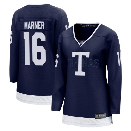 Mitch Marner Toronto Maple Leafs Women's Breakaway 2022 Heritage Classic Fanatics Branded Jersey - Navy
