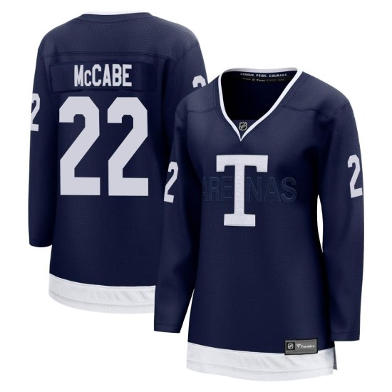 Jake McCabe Toronto Maple Leafs Women's Breakaway 2022 Heritage Classic Fanatics Branded Jersey - Navy