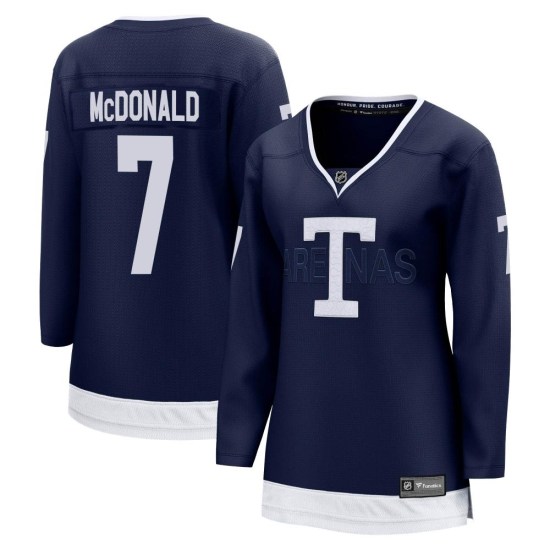 Lanny McDonald Toronto Maple Leafs Women's Breakaway 2022 Heritage Classic Fanatics Branded Jersey - Navy