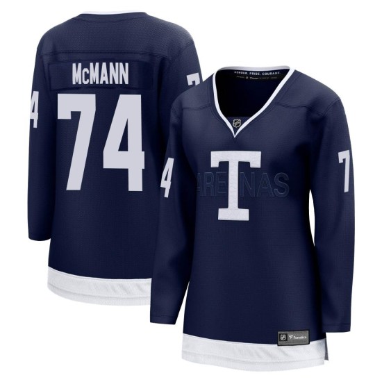 Bobby McMann Toronto Maple Leafs Women's Breakaway 2022 Heritage Classic Fanatics Branded Jersey - Navy