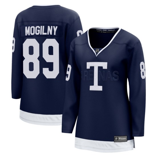 Alexander Mogilny Toronto Maple Leafs Women's Breakaway 2022 Heritage Classic Fanatics Branded Jersey - Navy