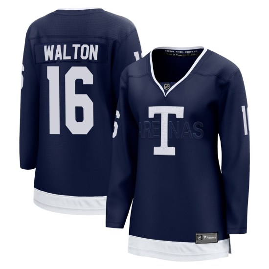 Mike Walton Toronto Maple Leafs Women's Breakaway 2022 Heritage Classic Fanatics Branded Jersey - Navy