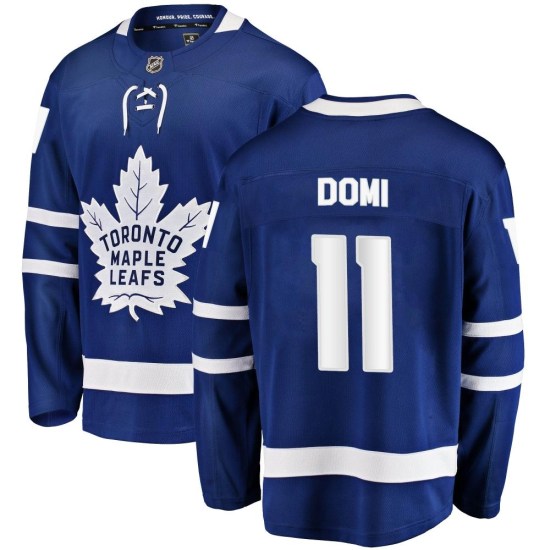Max Domi Toronto Maple Leafs Youth Breakaway Home Fanatics Branded Jersey - Blue