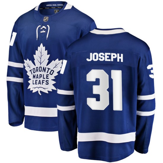Curtis Joseph Toronto Maple Leafs Youth Breakaway Home Fanatics Branded Jersey - Blue