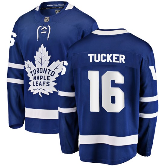 Darcy Tucker Toronto Maple Leafs Youth Breakaway Home Fanatics Branded Jersey - Blue