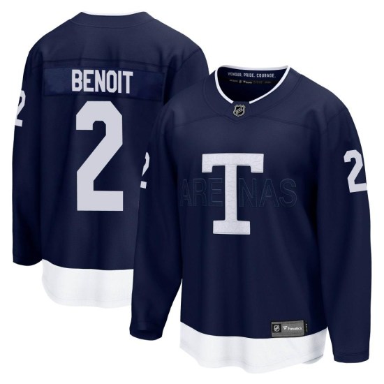 Simon Benoit Toronto Maple Leafs Breakaway 2022 Heritage Classic Fanatics Branded Jersey - Navy
