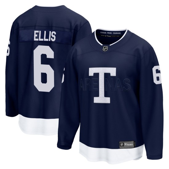 Ron Ellis Toronto Maple Leafs Breakaway 2022 Heritage Classic Fanatics Branded Jersey - Navy