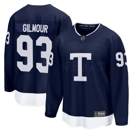 Doug Gilmour Toronto Maple Leafs Breakaway 2022 Heritage Classic Fanatics Branded Jersey - Navy