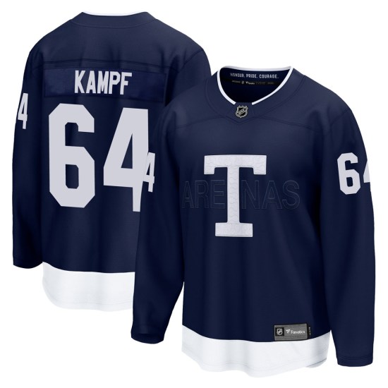 David Kampf Toronto Maple Leafs Breakaway 2022 Heritage Classic Fanatics Branded Jersey - Navy