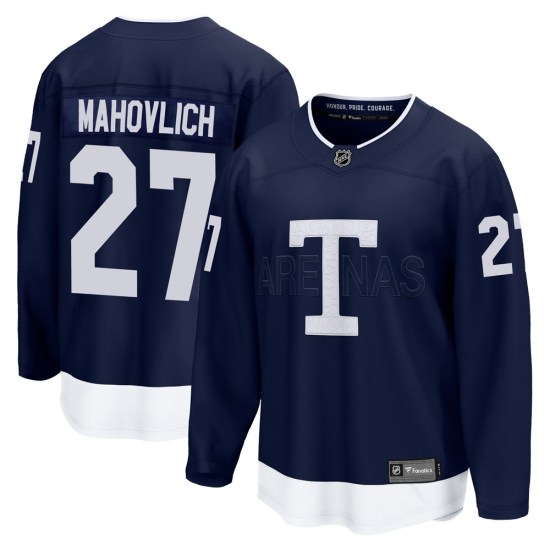 Frank Mahovlich Toronto Maple Leafs Breakaway 2022 Heritage Classic Fanatics Branded Jersey - Navy