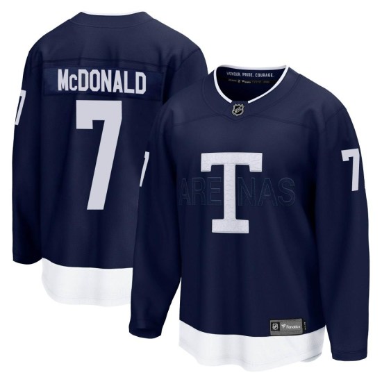 Lanny McDonald Toronto Maple Leafs Breakaway 2022 Heritage Classic Fanatics Branded Jersey - Navy
