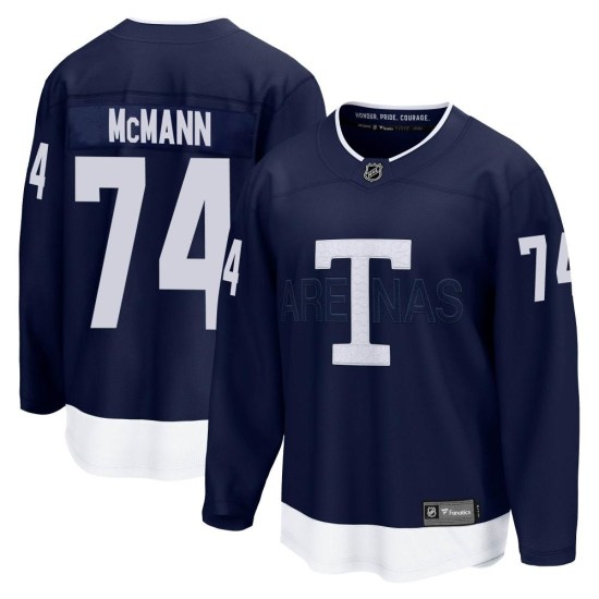 Bobby McMann Toronto Maple Leafs Breakaway 2022 Heritage Classic Fanatics Branded Jersey - Navy