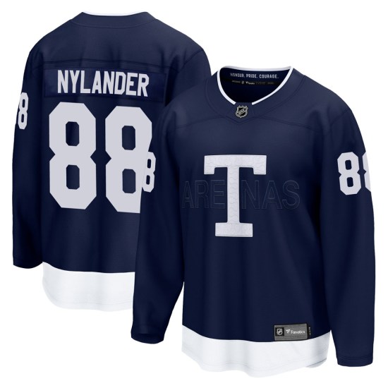 William Nylander Toronto Maple Leafs Breakaway 2022 Heritage Classic Fanatics Branded Jersey - Navy