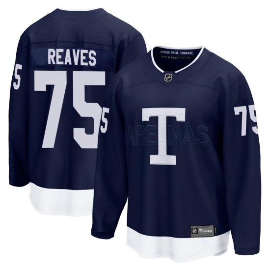 Ryan Reaves Toronto Maple Leafs Breakaway 2022 Heritage Classic Fanatics Branded Jersey - Navy