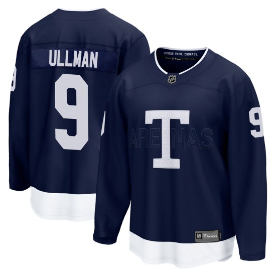 Norm Ullman Toronto Maple Leafs Breakaway 2022 Heritage Classic Fanatics Branded Jersey - Navy