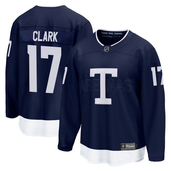 Wendel Clark Toronto Maple Leafs Youth Breakaway 2022 Heritage Classic Fanatics Branded Jersey - Navy