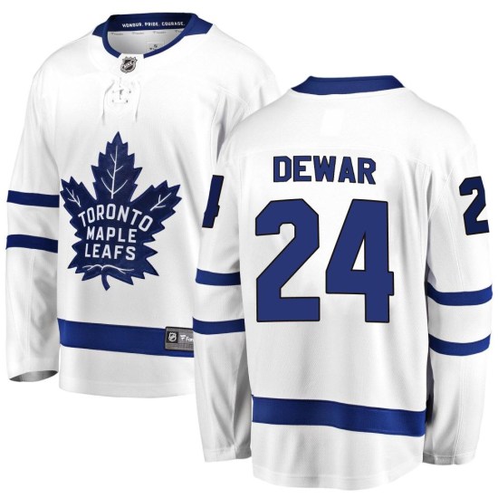 Connor Dewar Toronto Maple Leafs Breakaway Away Fanatics Branded Jersey - White