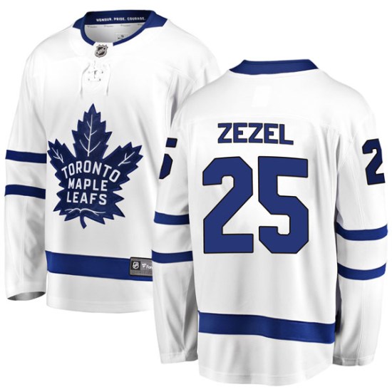Peter Zezel Toronto Maple Leafs Breakaway Away Fanatics Branded Jersey - White