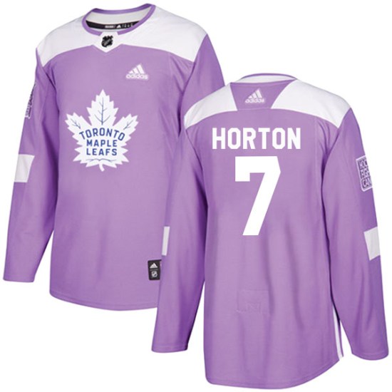 Tim Horton Toronto Maple Leafs Authentic Fights Cancer Practice Adidas Jersey - Purple