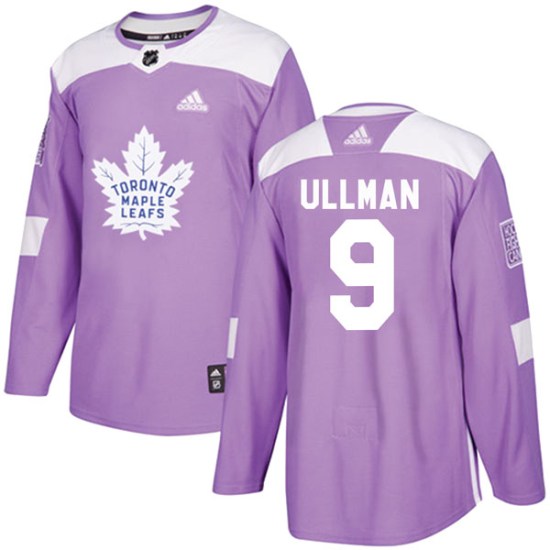 Norm Ullman Toronto Maple Leafs Authentic Fights Cancer Practice Adidas Jersey - Purple
