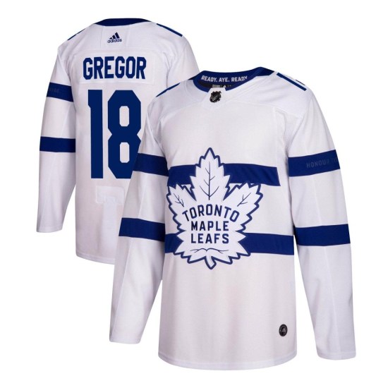 Noah Gregor Toronto Maple Leafs Youth Authentic 2018 Stadium Series Adidas Jersey - White