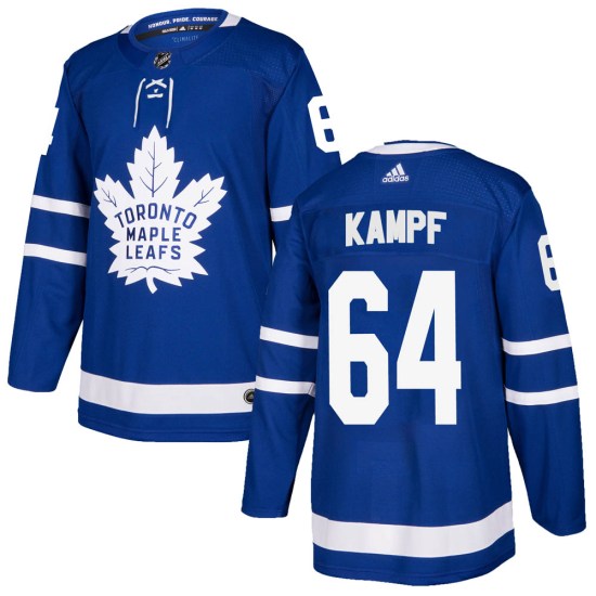 David Kampf Toronto Maple Leafs Youth Authentic Home Adidas Jersey - Blue