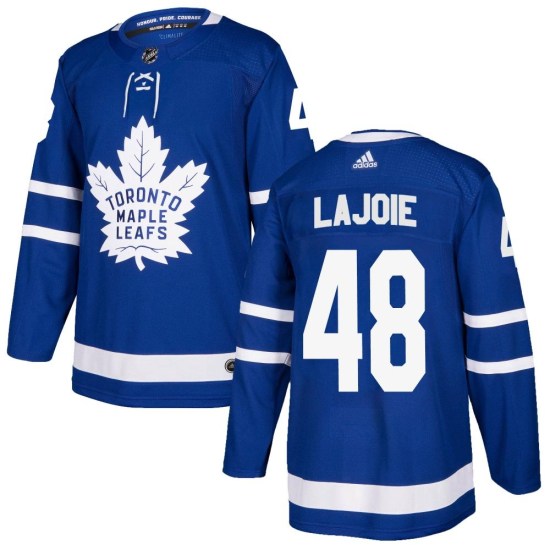 Maxime Lajoie Toronto Maple Leafs Youth Authentic Home Adidas Jersey - Blue