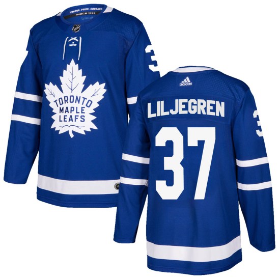 Timothy Liljegren Toronto Maple Leafs Youth Authentic Home Adidas Jersey - Blue