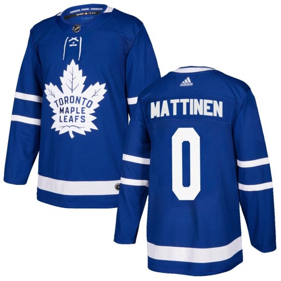 Nicolas Mattinen Toronto Maple Leafs Youth Authentic Home Adidas Jersey - Blue