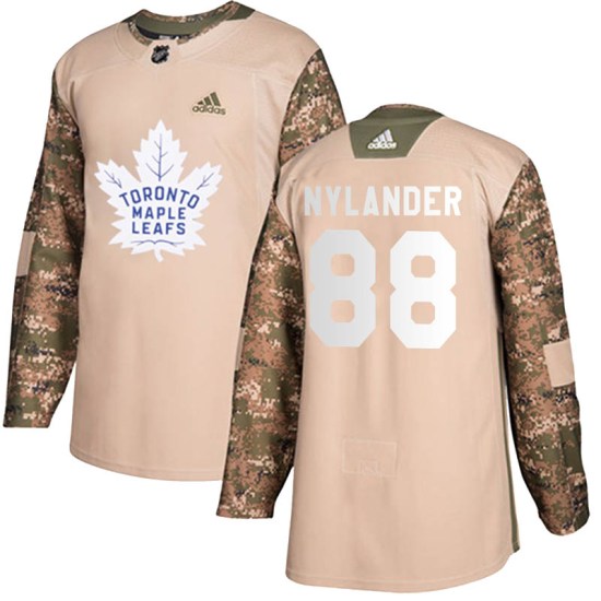 William Nylander Toronto Maple Leafs Authentic Veterans Day Practice Adidas Jersey - Camo