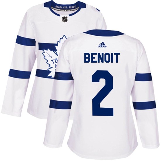 Simon Benoit Toronto Maple Leafs Women's Authentic 2018 Stadium Series Adidas Jersey - White