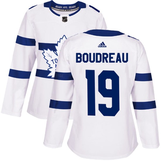 Bruce Boudreau Toronto Maple Leafs Women's Authentic 2018 Stadium Series Adidas Jersey - White