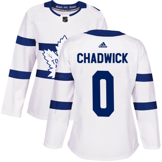 Noah Chadwick Toronto Maple Leafs Women's Authentic 2018 Stadium Series Adidas Jersey - White