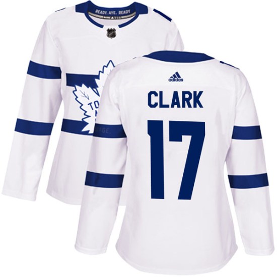 Wendel Clark Toronto Maple Leafs Women's Authentic 2018 Stadium Series Adidas Jersey - White