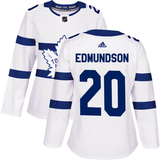Joel Edmundson Toronto Maple Leafs Women's Authentic 2018 Stadium Series Adidas Jersey - White