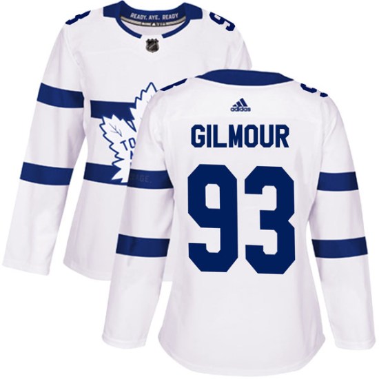 Doug Gilmour Toronto Maple Leafs Women's Authentic 2018 Stadium Series Adidas Jersey - White
