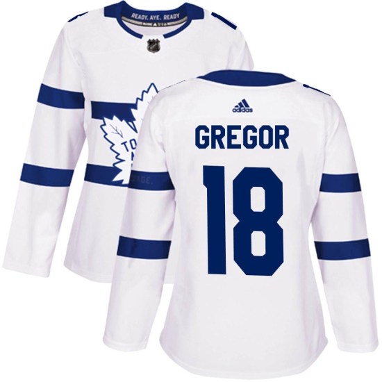 Noah Gregor Toronto Maple Leafs Women's Authentic 2018 Stadium Series Adidas Jersey - White
