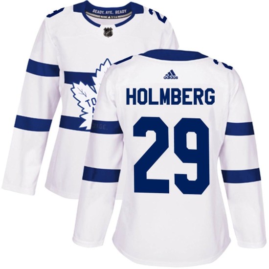 Pontus Holmberg Toronto Maple Leafs Women's Authentic 2018 Stadium Series Adidas Jersey - White