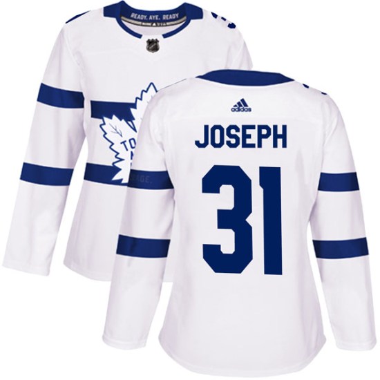 Curtis Joseph Toronto Maple Leafs Women's Authentic 2018 Stadium Series Adidas Jersey - White