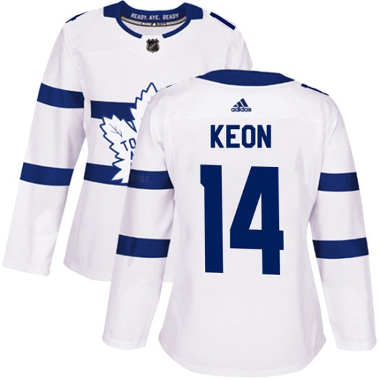 Dave Keon Toronto Maple Leafs Women's Authentic 2018 Stadium Series Adidas Jersey - White