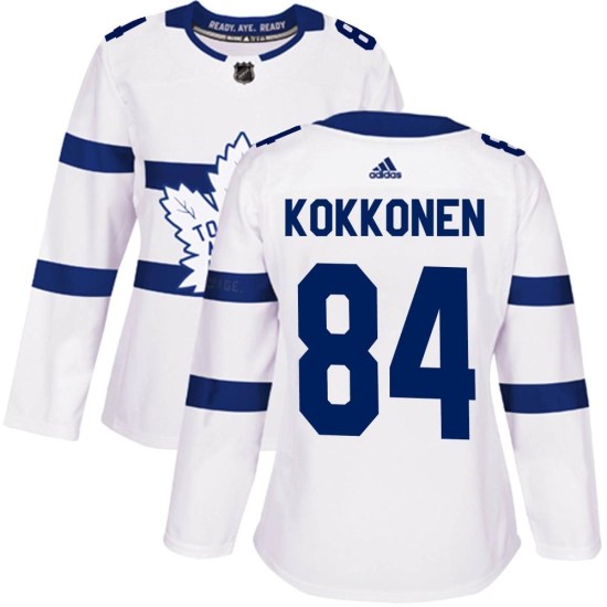 Mikko Kokkonen Toronto Maple Leafs Women's Authentic 2018 Stadium Series Adidas Jersey - White