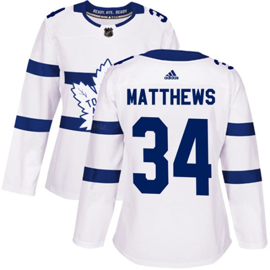 Auston Matthews Toronto Maple Leafs Women's Authentic 2018 Stadium Series Adidas Jersey - White