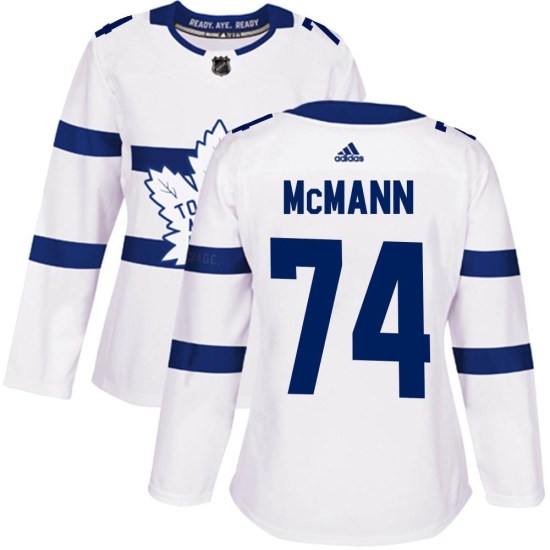 Bobby McMann Toronto Maple Leafs Women's Authentic 2018 Stadium Series Adidas Jersey - White