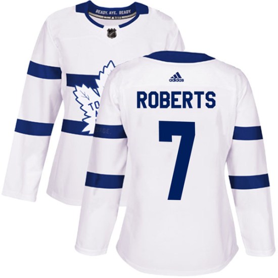 Gary Roberts Toronto Maple Leafs Women's Authentic 2018 Stadium Series Adidas Jersey - White