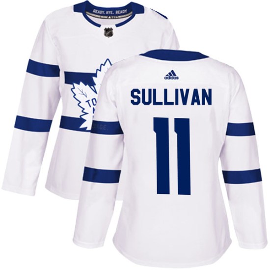 Steve Sullivan Toronto Maple Leafs Women's Authentic 2018 Stadium Series Adidas Jersey - White